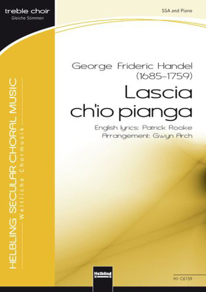 Lascia Ch'Io Pianga Ssa und Klavier